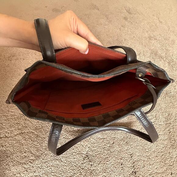 Authentic Louis Vuitton Damier tote bag and second bag - Picture 6 of 8